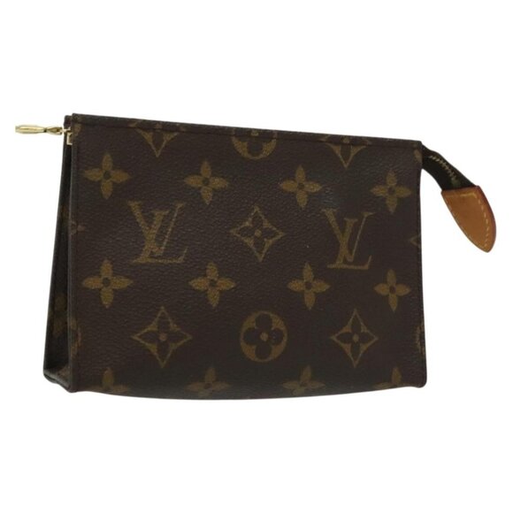 LOUIS VUITTON Monogram Poche Toilette 15 Pouch M47546 LV Auth 138160 - Picture 1 of 16
